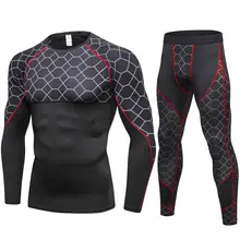 Fanceey Long Johns Winter Thermal Underwear Men Quick Dry Stretch Thermal Underwear for Men Warm Fitness Compression Underwear