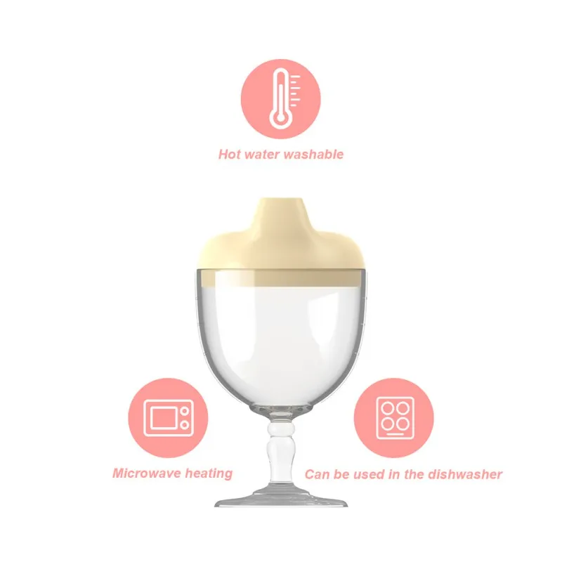 

Multicolor Baby Training 150ML Baby Goblet Water Bottle Infant Cups With Duckbill Mouth Shape For Feeding I new