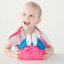 Сумка для девочек, мини-сумка для детей от 2 до 9 лет, сумка через плечо, неопреновые кошельки и сумки, 3D мультяшная плюшевая Водонепроницаемая дорожная сумка