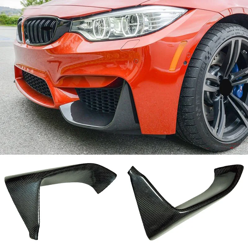 Двойной разветвитель переднего бампера из углеродного волокна подходит для BMW F80