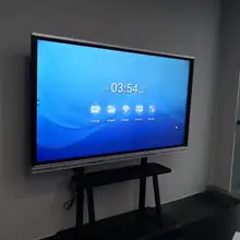55 65 дюймов 70 84 дюйма ТВ для преподавания, тренировки Wi-Fi интерактивный сенсорный экран все в одном ПК с сенсорным экраном электоронных классных досках