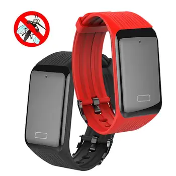 

Ultrasonic Mosquito Repellent Bracelet Anti Moustique Band Plant Oil Pest Control Repeller Silicone Strap Wrist Bands with Charg