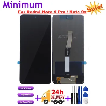

For Xiaomi Redmi Note 9 Pro 9Pro 9s 6.67" LCD Display Touch Screen Digitizer Assembly Replacement Parts