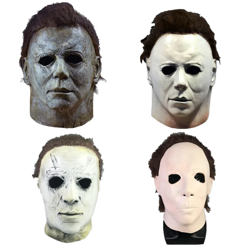 Halloween Michael Myers Mask Horror Clown Movie Cosplay Mask Scary Clown Mask Party Lifelike Cosplay Costume Props