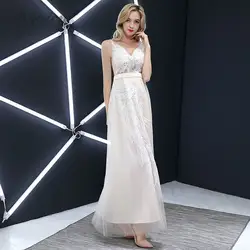 2019 белое платье принцессы для ночного клуба вечернее платье, пикантное Платья для вечеринок халат Longue Femme плюс Размеры женская одежда