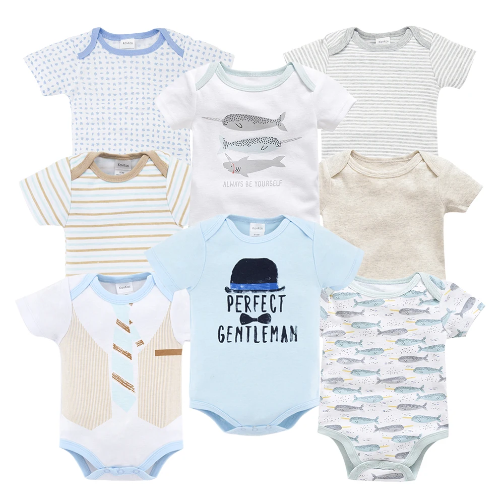 

Cartoon Baby Boys Rompers 2019 Short Sleeve 100% Cotton Overalls Newborn clothes Roupas de bebe boys girls jumpsuit 0-12months