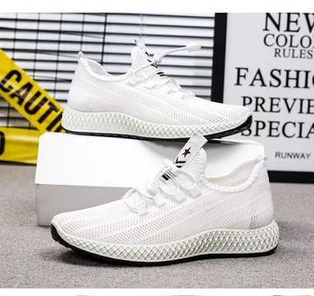 

Summer Hot Men's Flyknit Mesh Shoes Casual Sneakers Fashion Classic Lightweight Student's Shoes Running Shoes