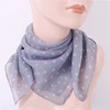 Fashion Chiffon Polka Dot Scarf For Woman Female Retro Temperament Polka Dot Square Scarf Multicolor Polka Dot Neckerchief 3