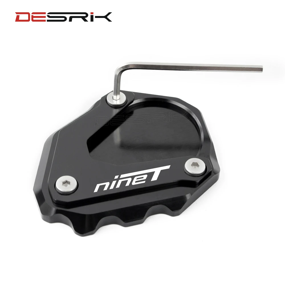 DESRIK For BMW R Nine T nineT RnineT RNINET 2014-2016 Motorcycle Kickstand Foot Side Stand Extension Pad Support Plate Enlarge | Автомобили