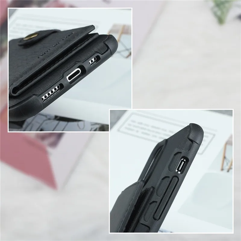 Binmer для IPhone 11 Pro 11 Pro Max, Роскошный чехол из искусственной кожи с отделениями для карт, персонализированный Чехол для телефона, тонкий чехол для IPhone 11 Pro