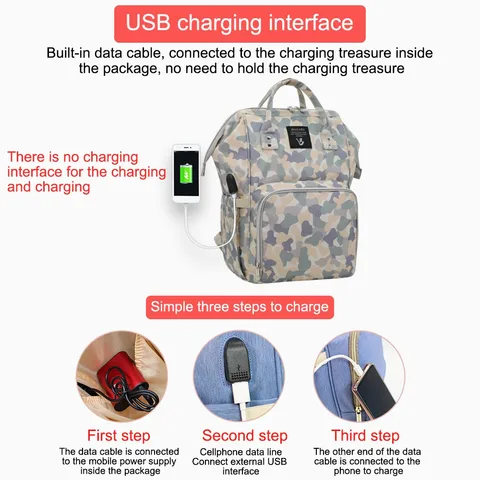 Bolsas para fraldas Bolsa de Maternidade Bolsa do Bebê à Prova Porta Mochila