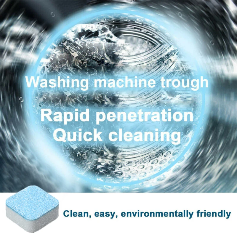 10PCS Washing Machine Oxygen Cleaner Clean Spot Bottle Effervescent Tablets