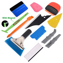 EHDIS Carbon Foil Film Magnet Squeegee Scraper Vinyl Car Wrap Window Tint Glass Water Wiper Sticker Remover Cleaning Tools Kit