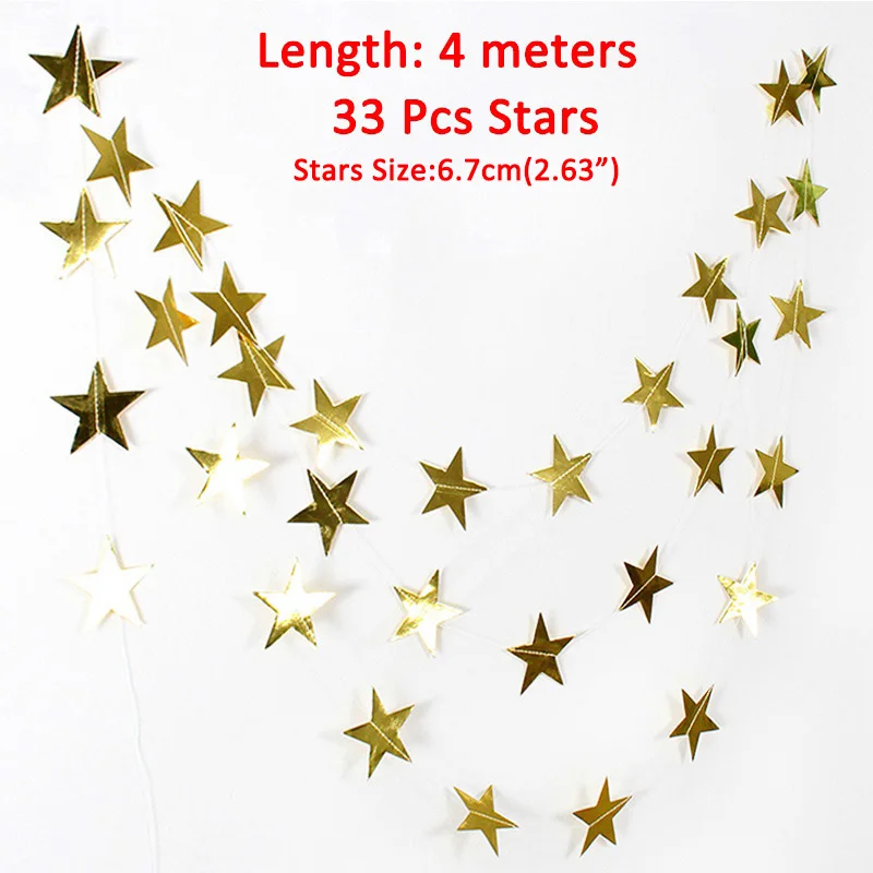 gold star banner Большие воздушные шары из фольги цвета шампанского с Рождеством, вечерние украшения для дома, украшения для дерева - Цвет: gold star banner