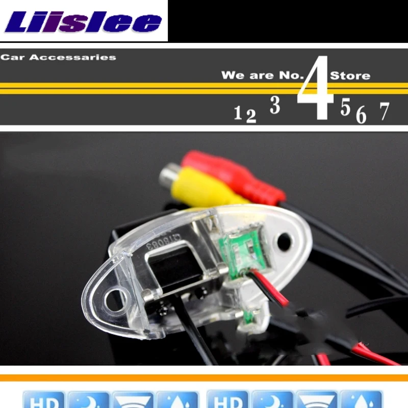 Liislee Car Camera For Saturn Outlook 2007~2010 High Rear View Back Up Waterproof Camera PAL NTSC Tuning CCD RCA Connector4