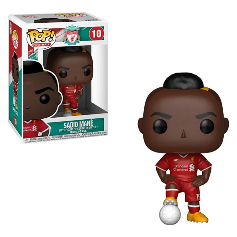 FUNKO POP football Stars rosano Firmino Mohamed Salah The movil виниловые фигурки героев Коллекционная модель игрушки для детей - Цвет: with box 10