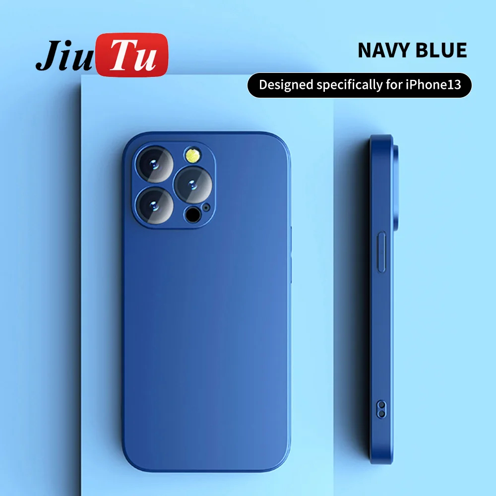 Matte Silicone Original Square Liquid Phone Case For iPhone 13 13Pro 13Promax 13Mini Thin Soft Cover Candy Case original hiwin 1pc linear guide rail hgr15 l 1000mm square linear rail