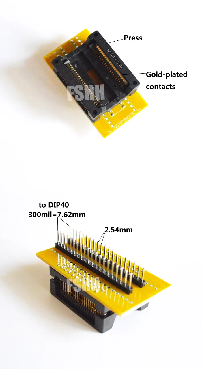 SOIC44 SDP-UNIV-44PS tomada teste adaptador programador