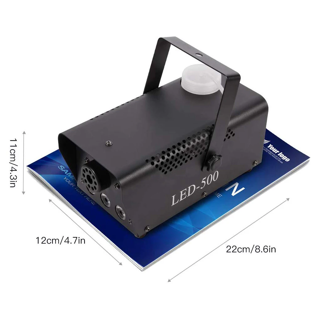 Высокое качество беспроводной контроль светодиодный 500 Вт туман дымовая машина дистанционный RGB цвет выталкиватель дыма светодиодный DJ вечерние светильник дымовой метатель