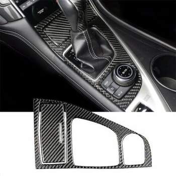 

Part Gear Shift Panel Cover Kit Set 1 Set of Console Carbon Fiber Trim Durable
