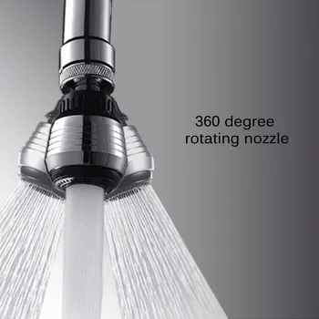 

ABS Plastic Faucet Splash Nozzle Rotatable Water-saving Shower Bath Valve Filter Devices Two Water-outlet Modes