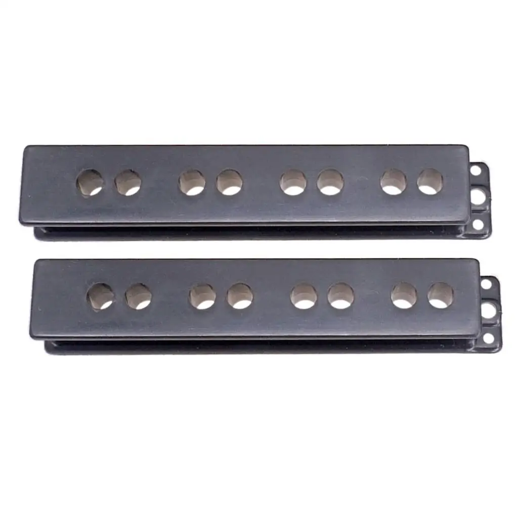 Pack of 2 Open Jazz Bass Pickup Covers Neck&Bridge for JB Bass Guitar Parts