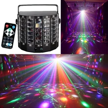 2 In 1 Laser LED Strahl Butteryfly Fernbedienung Laser Blume Led Soward Wirkung Licht Professionelle Bühne Party KTV Disco club