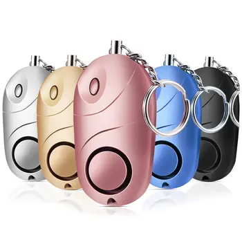 

NEW-5 Pack Safe sound Personal Alarm, 130 db Emergency Safety Key Chain, Self-Defense Security Safe Sound Alarm Mini LED Flashli