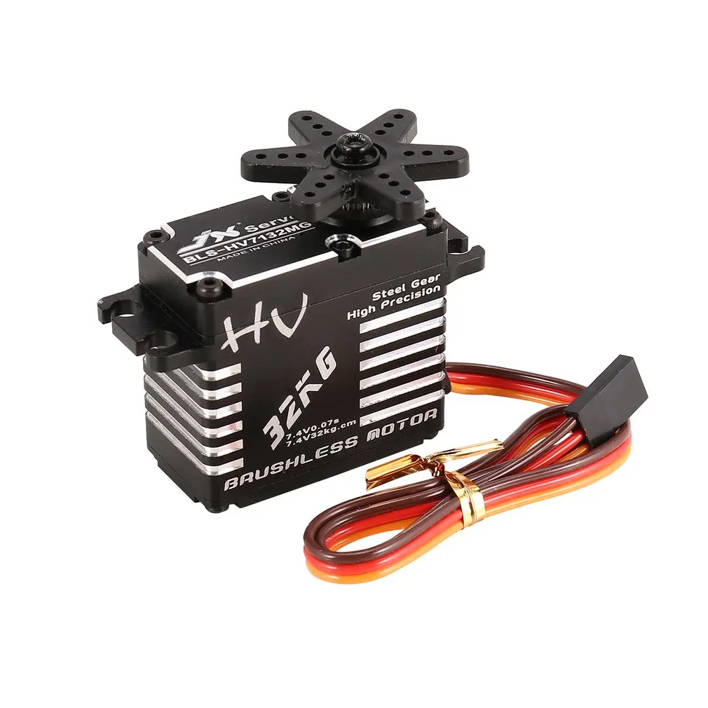 JX BLS HV7132MG 32кг металлическая рулевая цифровая Шестерня HV бесщеточный сервопривод