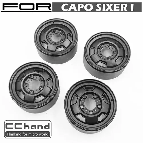 Металлическая классическая Ступица колеса для Capo sixer1 sixer I 1:6 Jimny Samurai b style - Цвет: Only 4pcs wheels