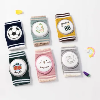 

1/5 Pair Kneecap Baby Leg Warmers Protection Sock Cotton Baby Knee Pads Crawling Anti-scratch Protector Beenwarmers For Child