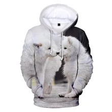 Aliexpress - 2021 Super Personality Samoyed Wolf Hoodie for Men and Women 3D Printed Harajuku Sweatshirt Fall/Winter Hoodie 6XL