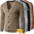 ZOGAA Новый Бренд Свитер Мужчины V-Образным вырезом Твердые Slim Fit Вязание Мужские Свитера Кардиган Мужской 2019 Осень Зима Мода Повседневные пальто