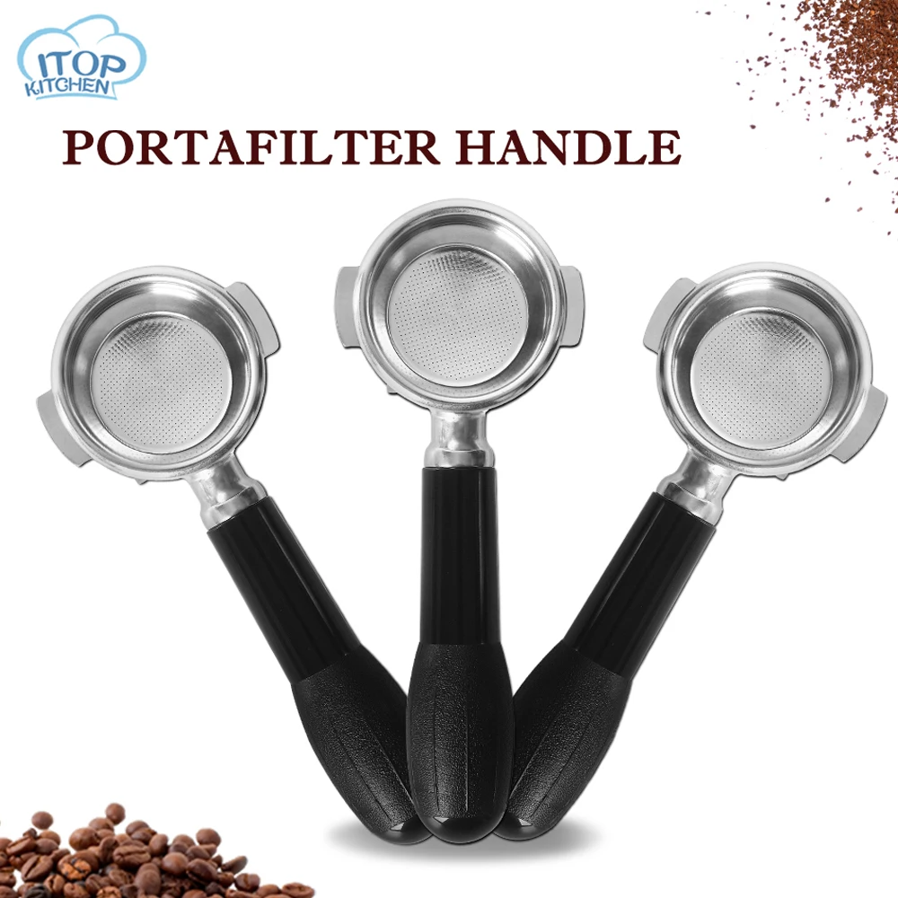58MM Diameter Coffee Machine Brewing Filter Handle Stainless Steel Professional Hyperbaric Holder Accessory For Cafe Commercial | Дом и сад
