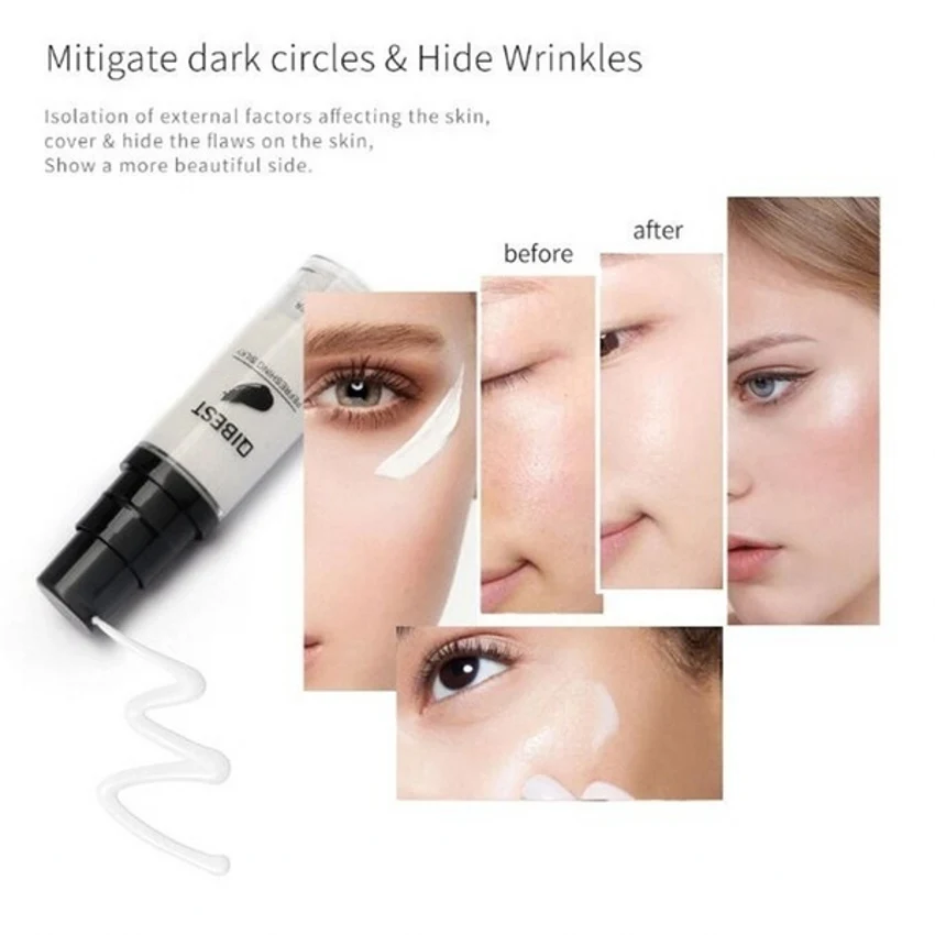 Жидкая Основа QIBEST для лица тональный крем меняющий цвет макияж стойкий