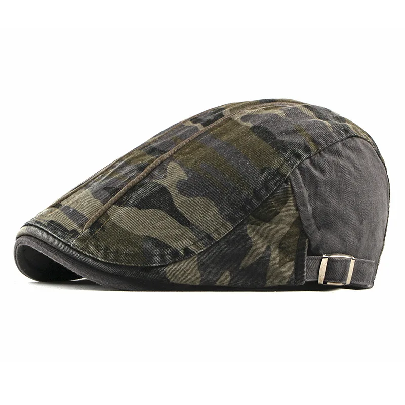 Beret Hat Newsboy Cap Newsboy Hat Spring Summer Newsboy Caps Men Camouflage Cotton Flat Peaked Cap Women Painter Beret Hats 20