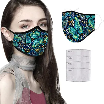 

Unisex Windproof Face Shield For Adults Facemask Cloth Mouth Mask Washable Face Shield Reusable Face Mask Breathable mascarillas