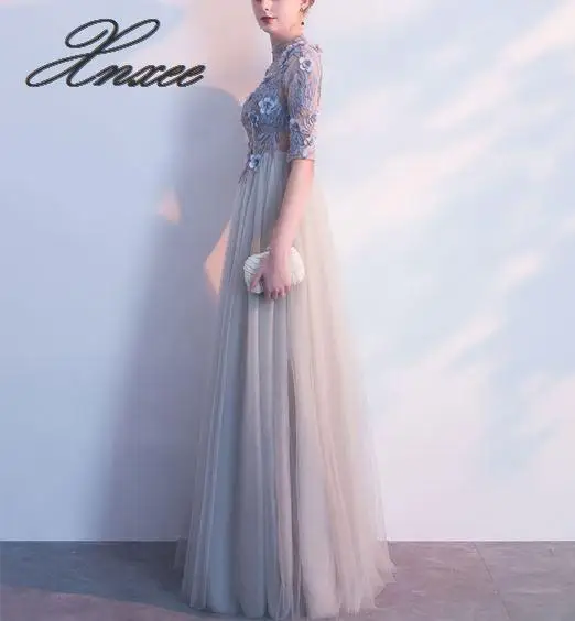 Новое Модное Элегантное Длинное банкетное благородное тонкое платье vestido de novia