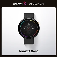 Versione globale Amazfit Nexo Smartwatch lunetta in ceramica 10 modalità sportive GPS Glonass Display AMOLED da 1.39 pollici per telefono Android