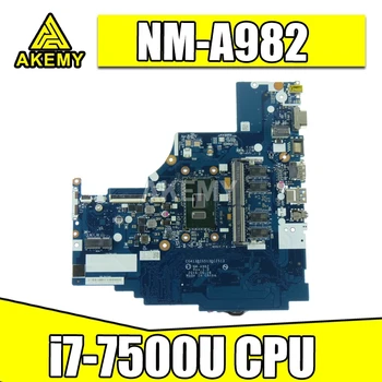 شراءAkemy لينوفو Ideapad 310-15IKB اللوحة الأم للكمبيوتر المحمول 5B20M29203 مع وحدة المعالجة المركزية I7-7500U 4GB RAM NM-A982 DDR4 MB 100% اختبار سريع السفينة