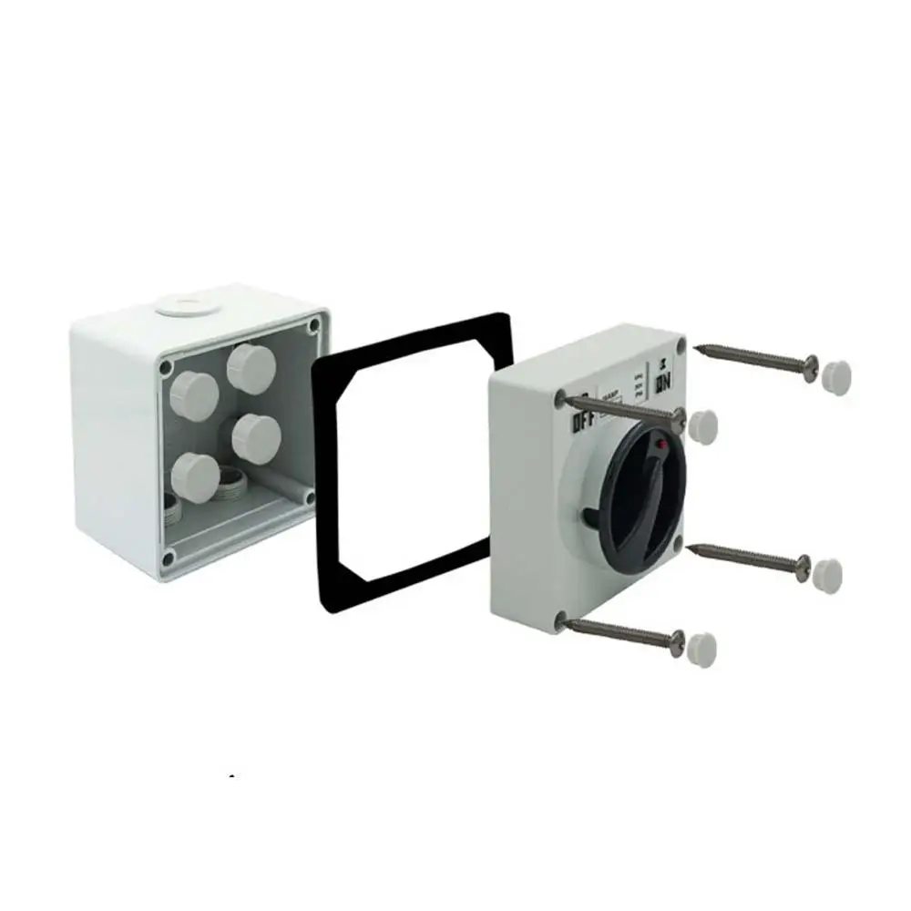 56SW110 250V 10AMP квадратный водонепроницаемый вкл/выкл изолирующая ручка переключатель промышленные выключатели питания для садовых газонов и зеленых машин