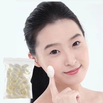 

Natural Silkworm Cocoons Skin Care Face Blackhead Cleanser Silk Scrub Silkworm Balls Purifying Whitening Exfoliating Scrub