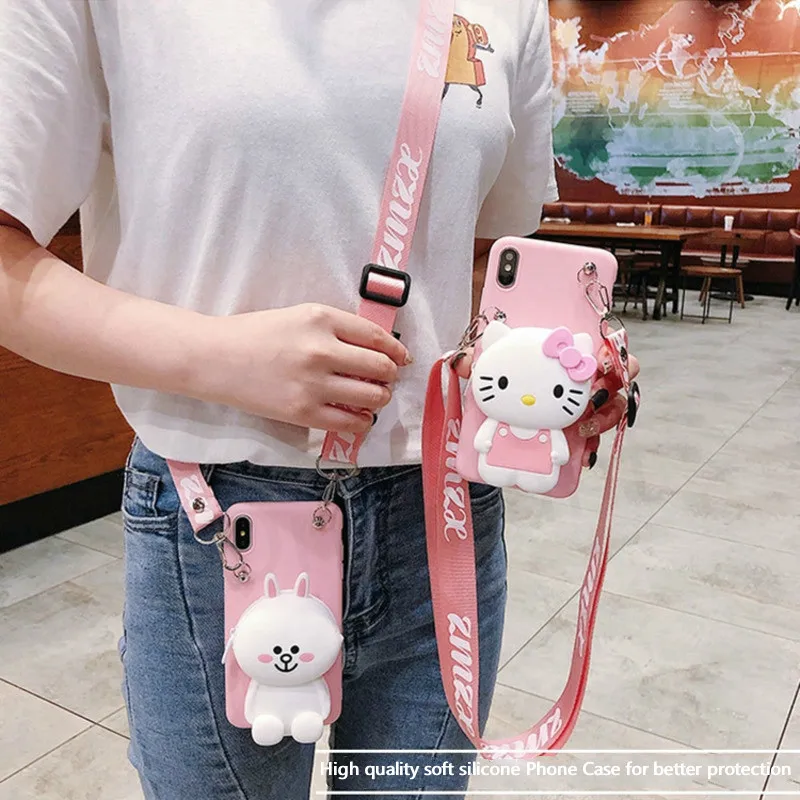 Cute Cartoon 3D Silicone Storage bag Phone Case For iPhone X XR Xs Max 6 6s 7 8 Plus Rubber Cover For Samsung S8 S9 S10 Note 8 9 Cute Cartoon 3D Silicone Storage bag Phone Case For iPhone X XR Xs Max 6 6s 7 8 Plus Rubber Cover For Samsung S8 S9 S10 Note 8 9