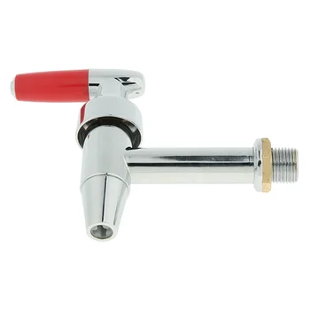 

1/2'' Hot Cold Water Faucet Kitchen Bathroom Water Dispenser Barrel Tap Brass