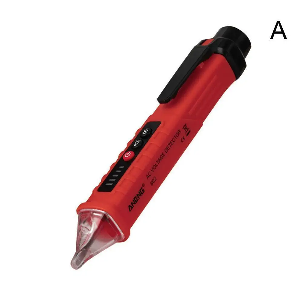 

12-1000V Non-Contact AC Voltage Detector LCD Digital Test Display Handy Electeic Sensitivity Meter Pen With Adjustable O8L8
