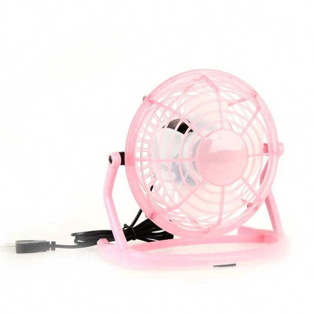 Настольный мини вентилятор с питанием от USB портативный охлаждающий вращением на