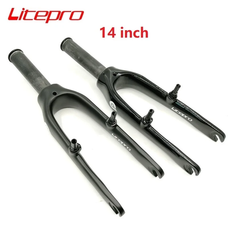 

Litepro 14 Inch Folding Bike Carbon Fiber Fork 74mm Bicycle Carbon Fork 412 K3 Folding Bicycle Cycling Parts