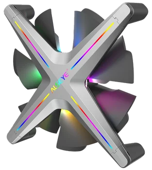 

ALSEYE X12 Adjust RGB 120mm PC Fan Compatible with Ausu Gigabyte Msi Motherboard RGB Control(Need to be used with a 3-fan set)