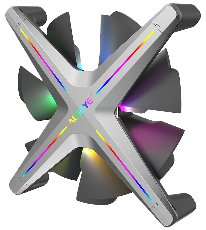 Компьютерный Вентилятор ALSEYE X12 С RGB подсветкой 120 мм совместим с материнской