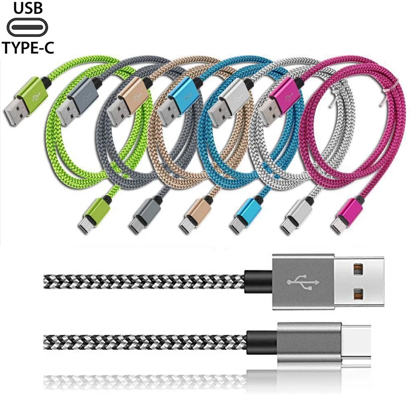 

USB Type C Cable 3.0 Fast Charging Cable 25cm 1m 2m 3m USB C Charge Cable Wire Data Cord USB-C Cabel For Samsung Huawei Xiaomi